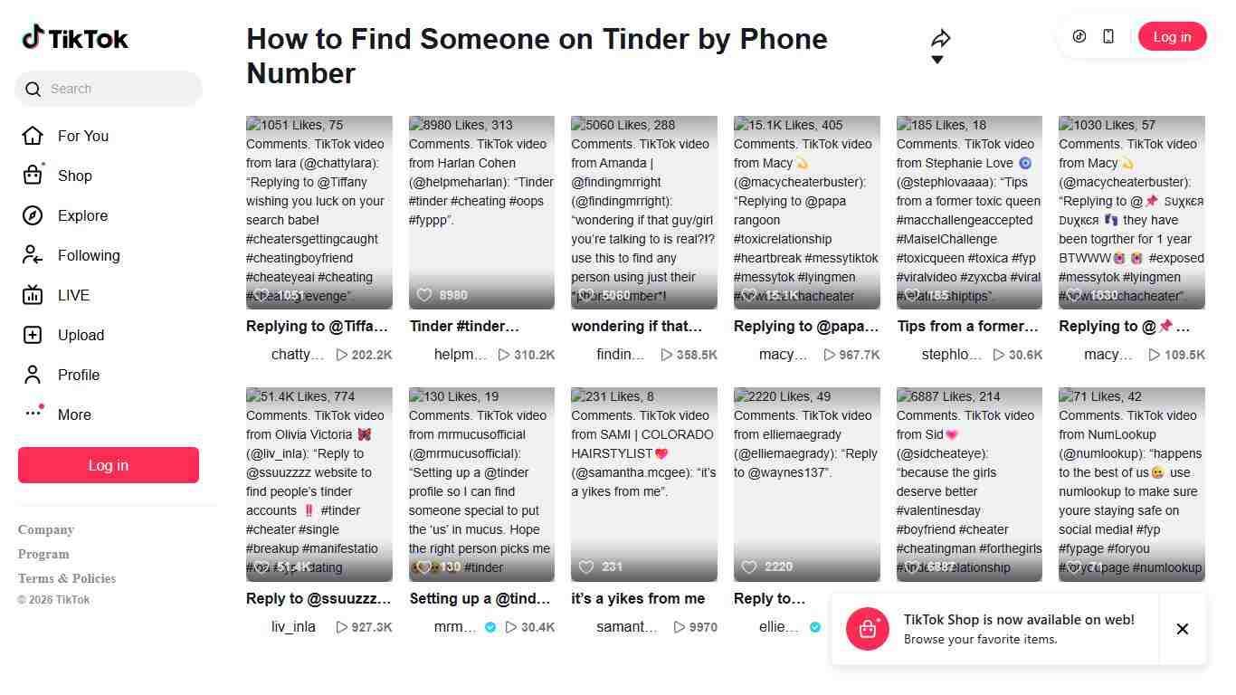 How to Find Someone on Tinder by Phone Number TikTok